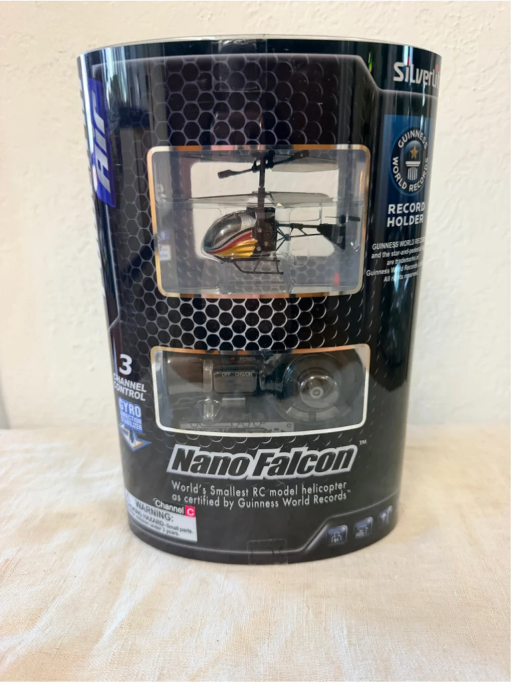 2014 Silverlit Nano Falcon RC Helicopter Guinness World Record 3 Channel C 84665